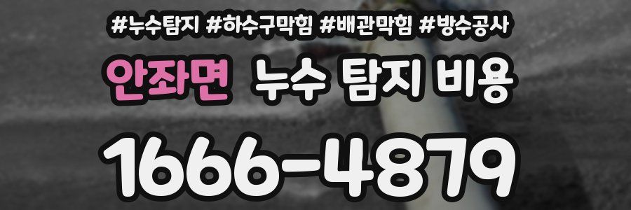 안좌면 누수 탐지 비용