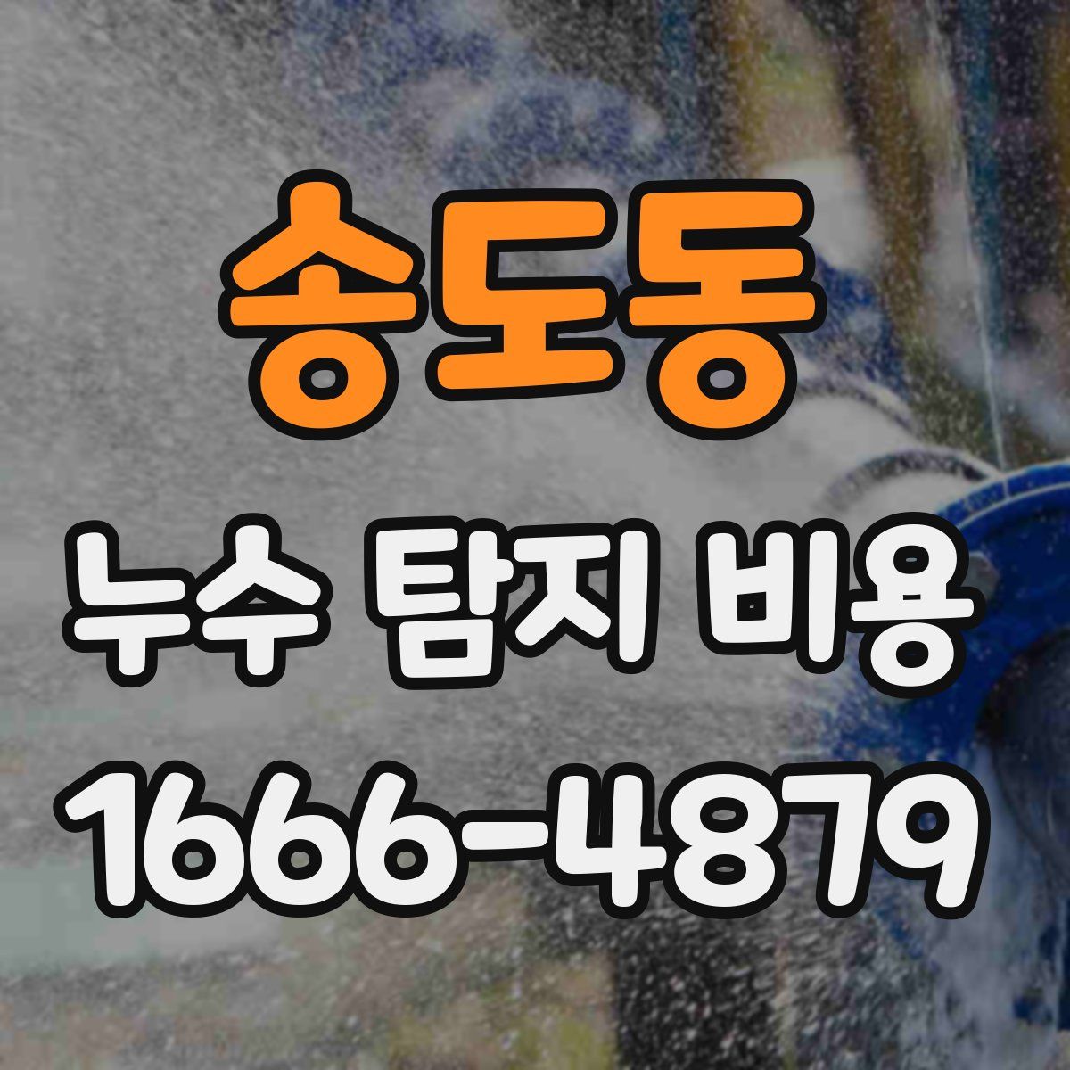 송도동 누수 탐지 비용