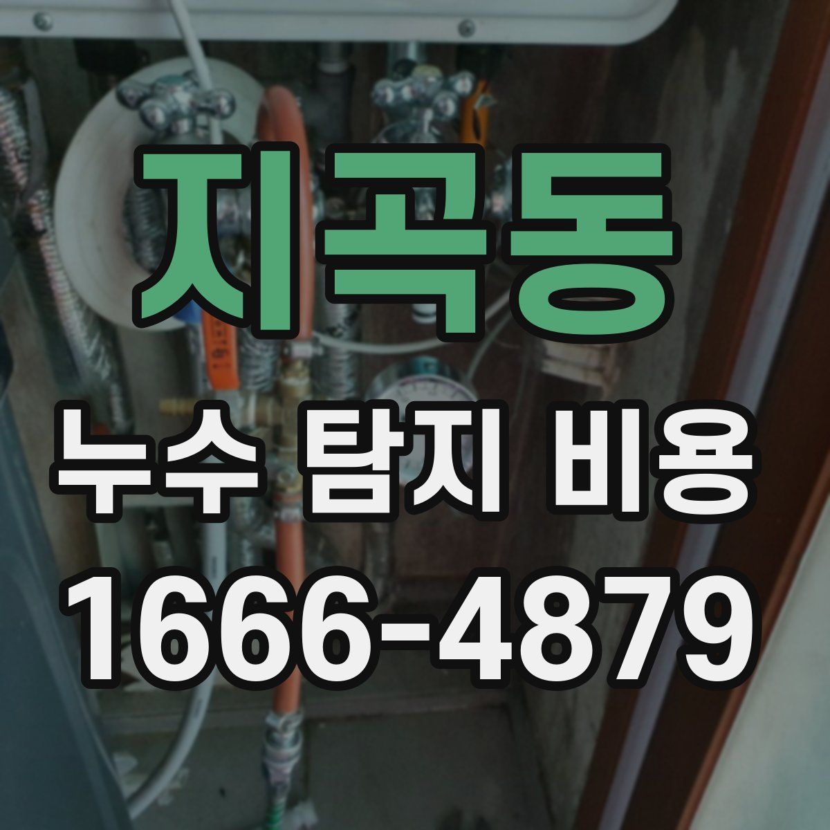지곡동 누수 탐지 비용