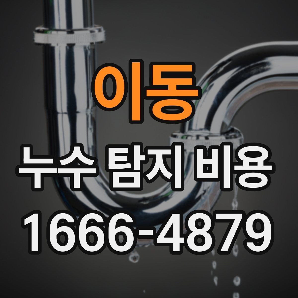 이동 누수 탐지 비용