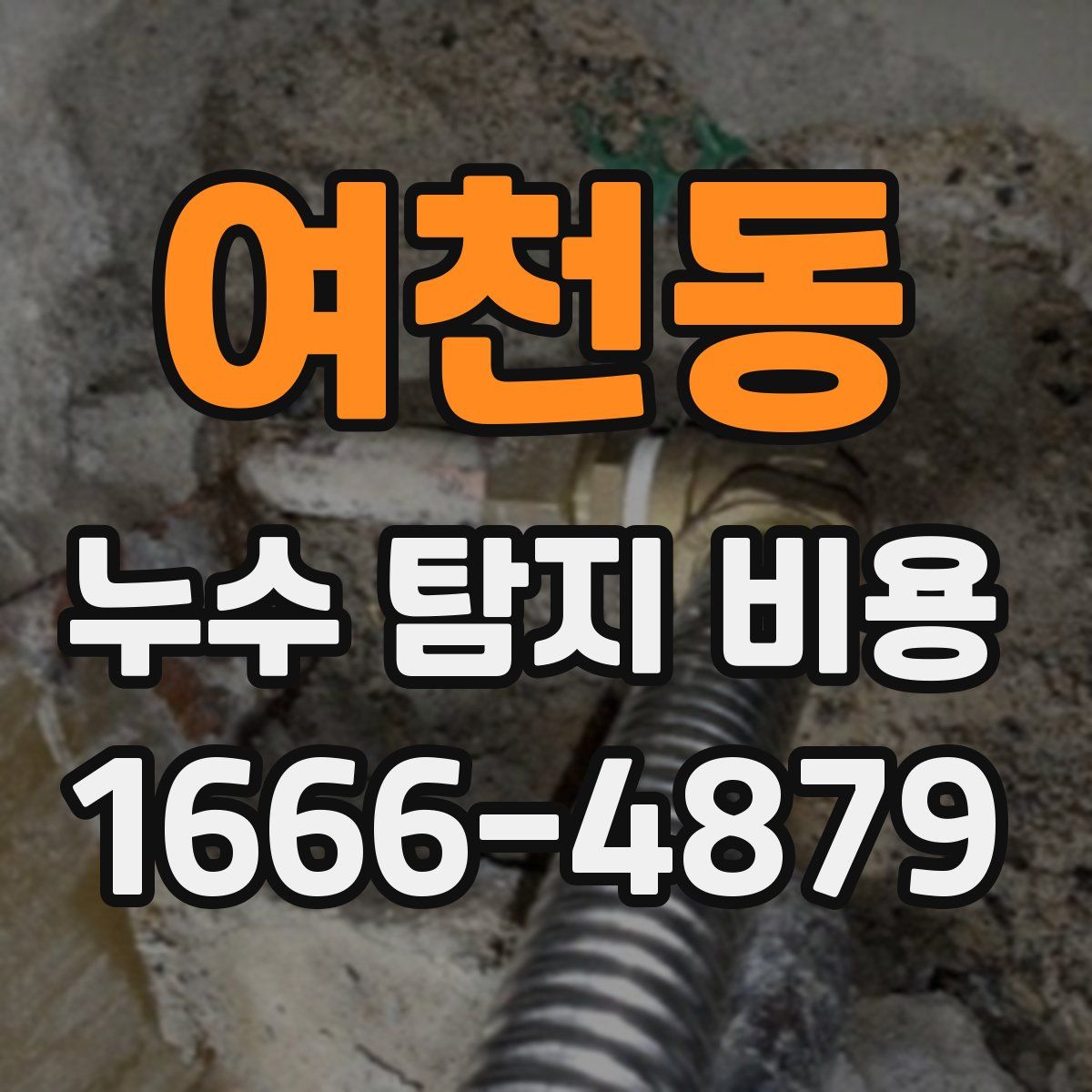 여천동 누수 탐지 비용