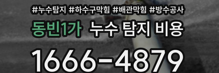 동빈1가 누수 탐지 비용