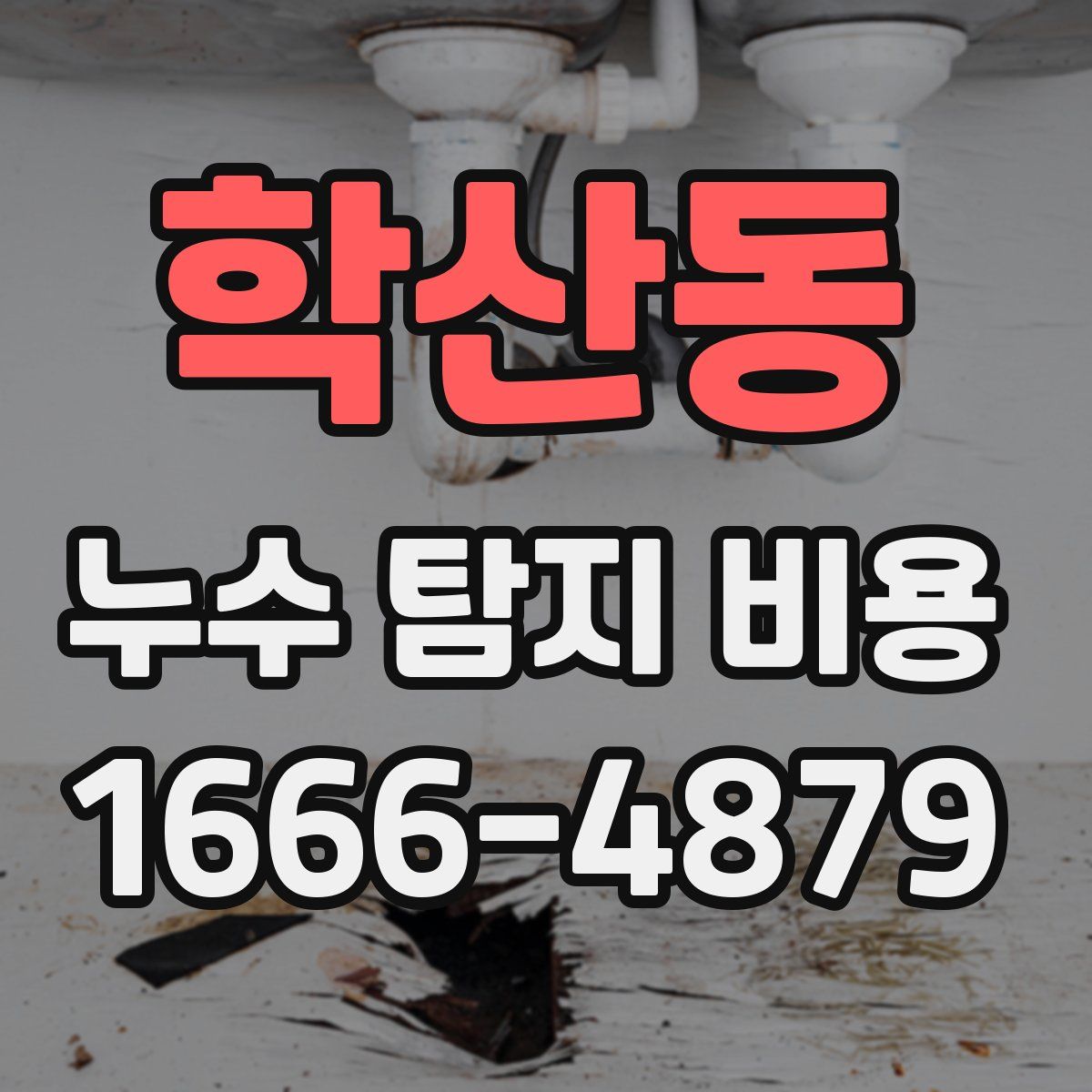 학산동 누수 탐지 비용