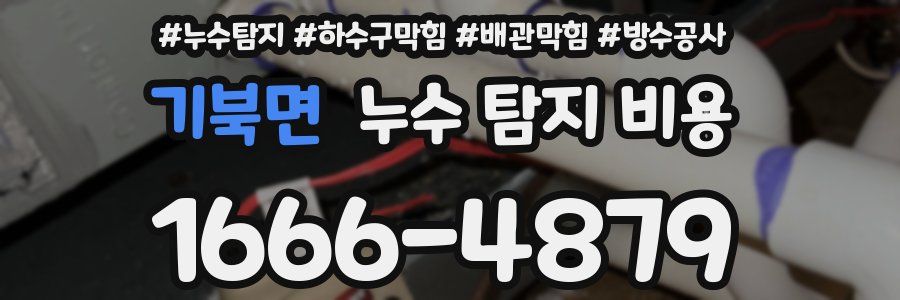 기북면 누수 탐지 비용