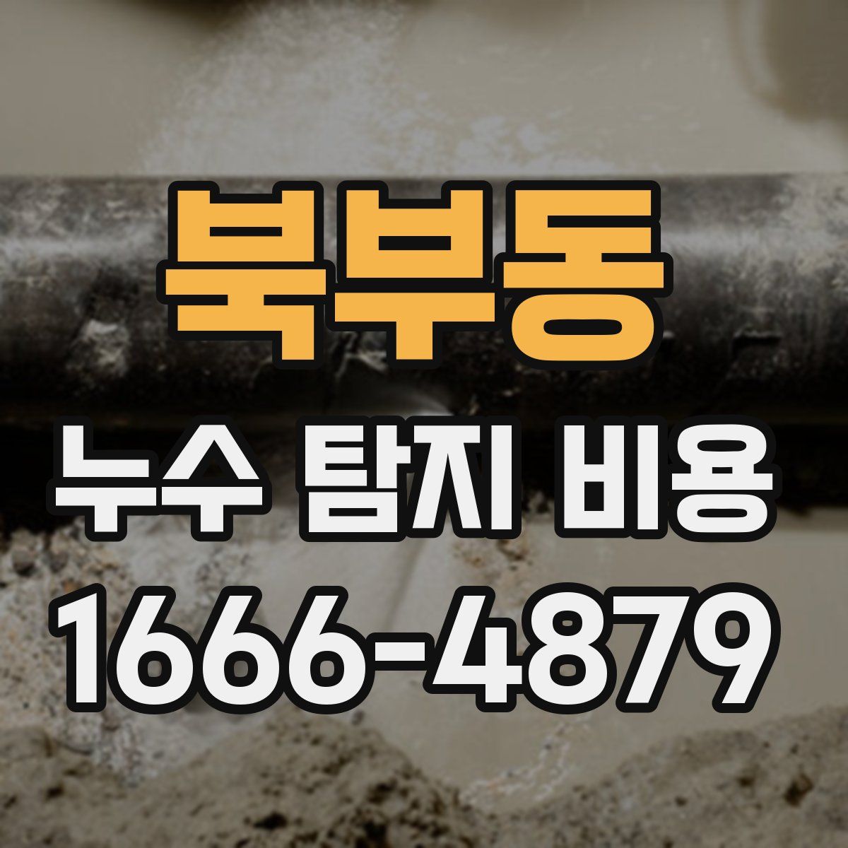 북부동 누수 탐지 비용