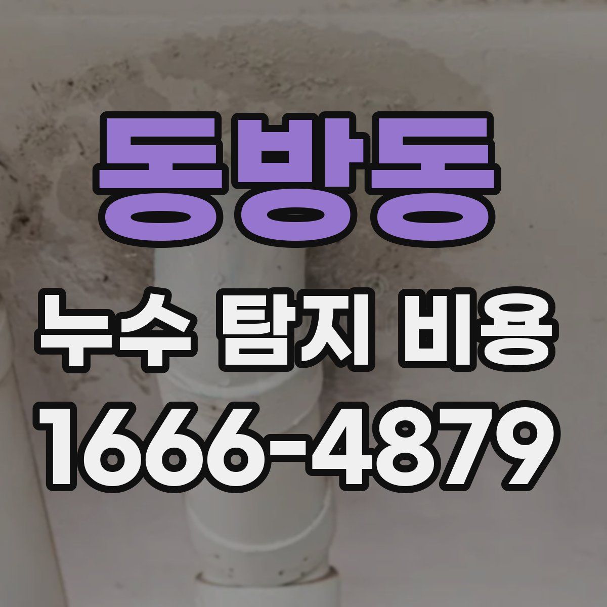 동방동 누수 탐지 비용