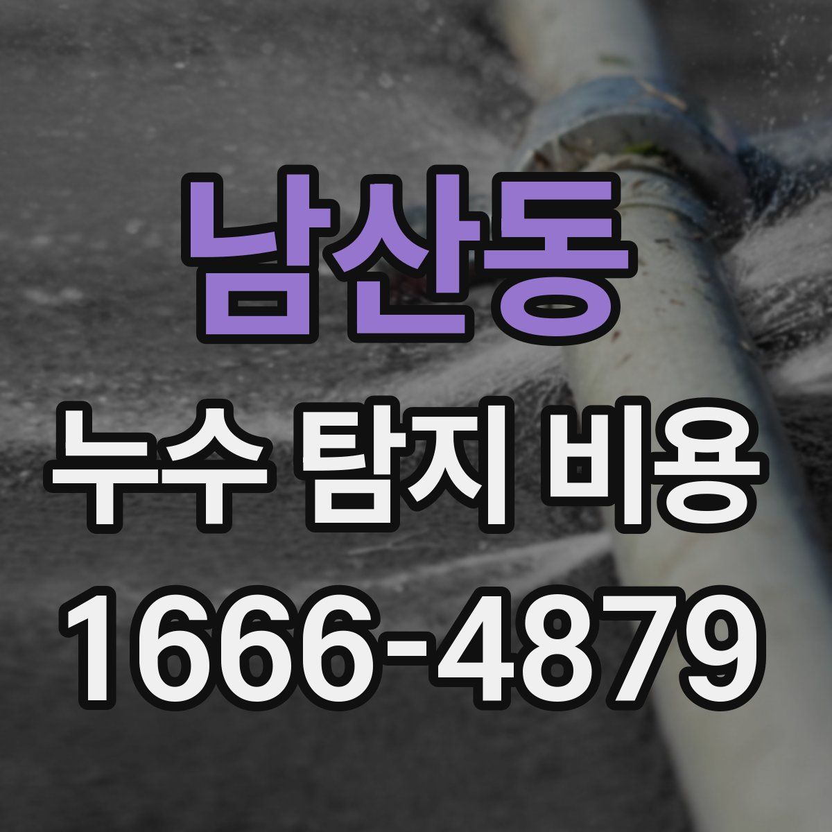 남산동 누수 탐지 비용