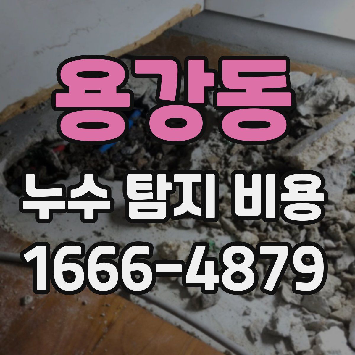 용강동 누수 탐지 비용