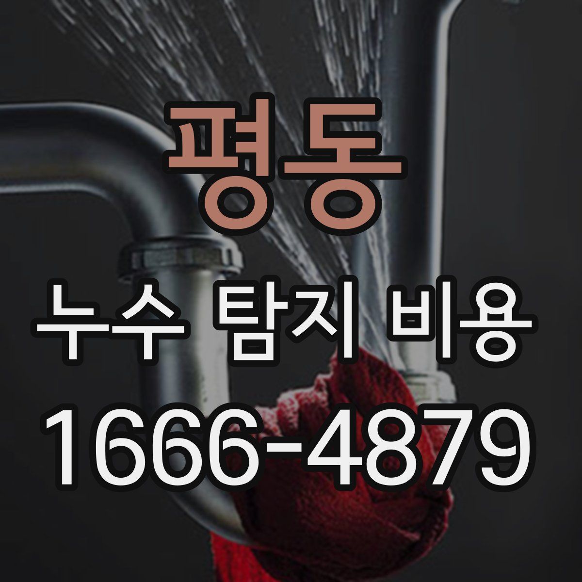 평동 누수 탐지 비용