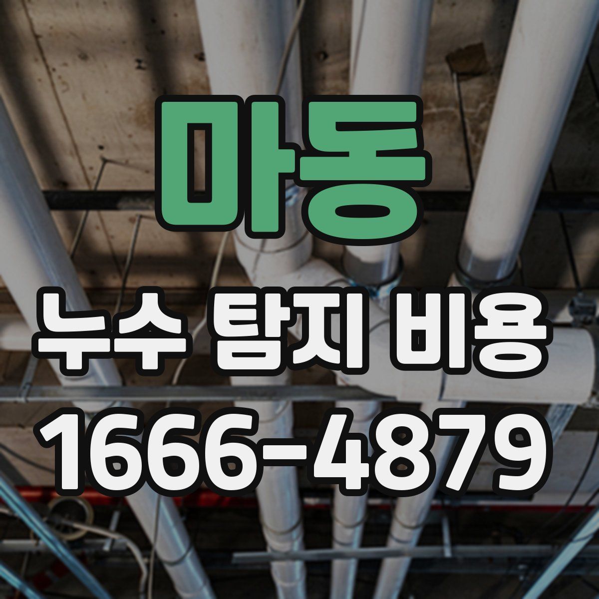 마동 누수 탐지 비용
