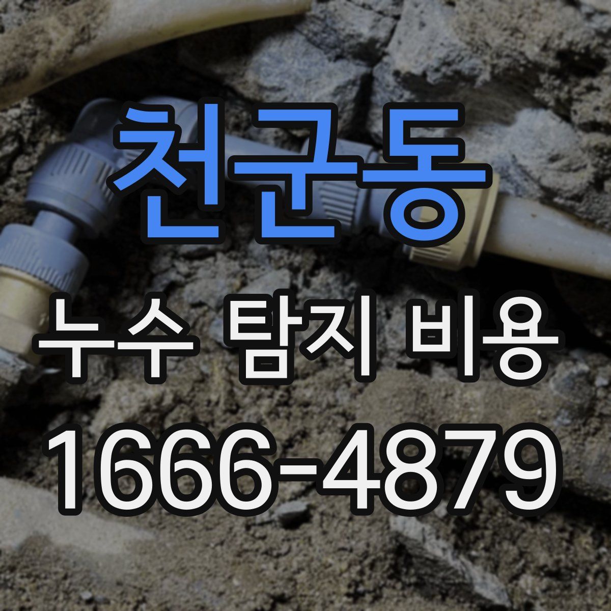 천군동 누수 탐지 비용