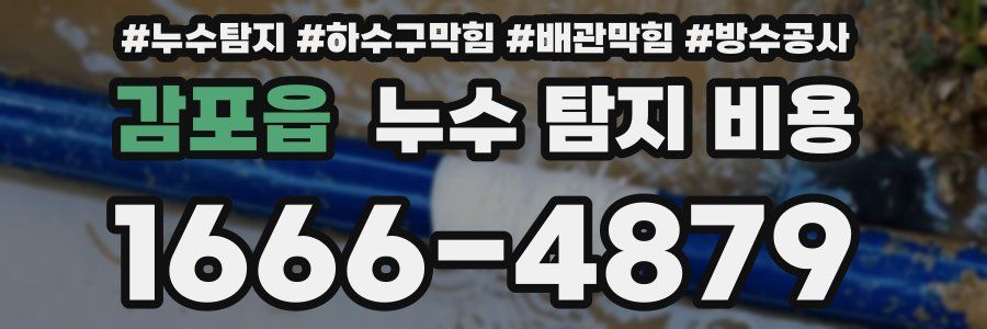 감포읍 누수 탐지 비용