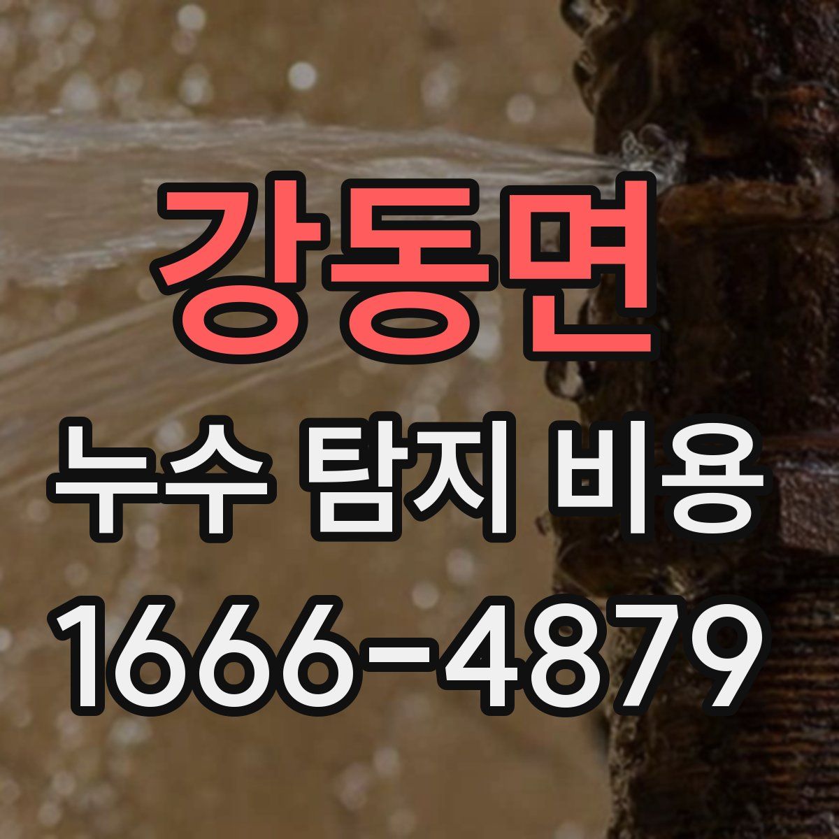 강동면 누수 탐지 비용
