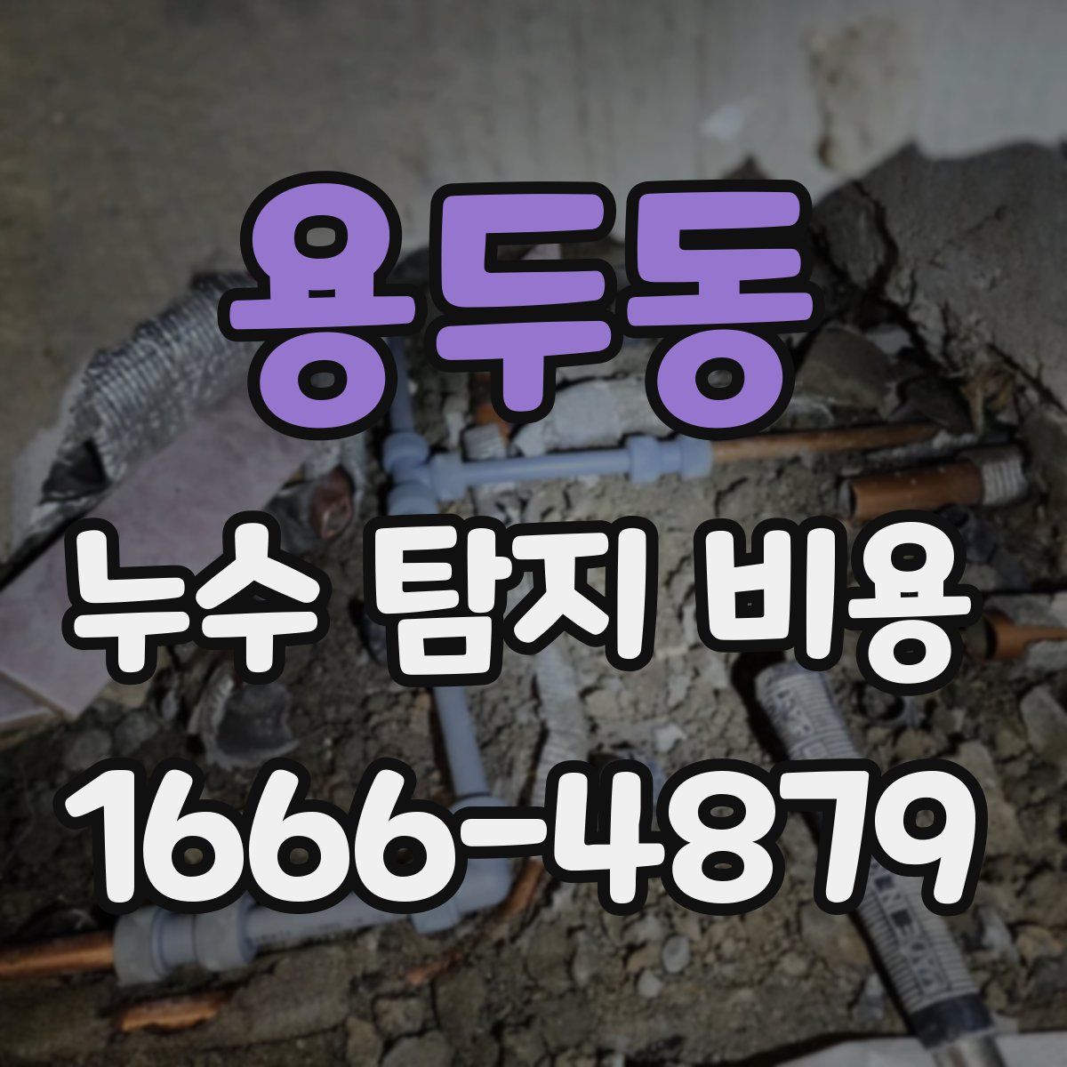 용두동 누수 탐지 비용