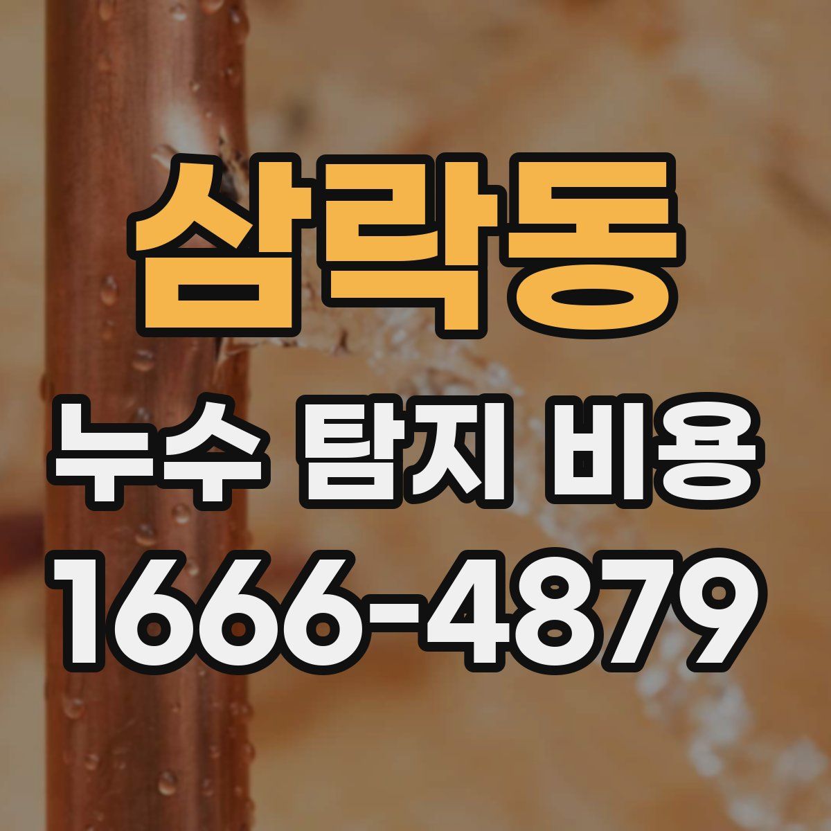 삼락동 누수 탐지 비용