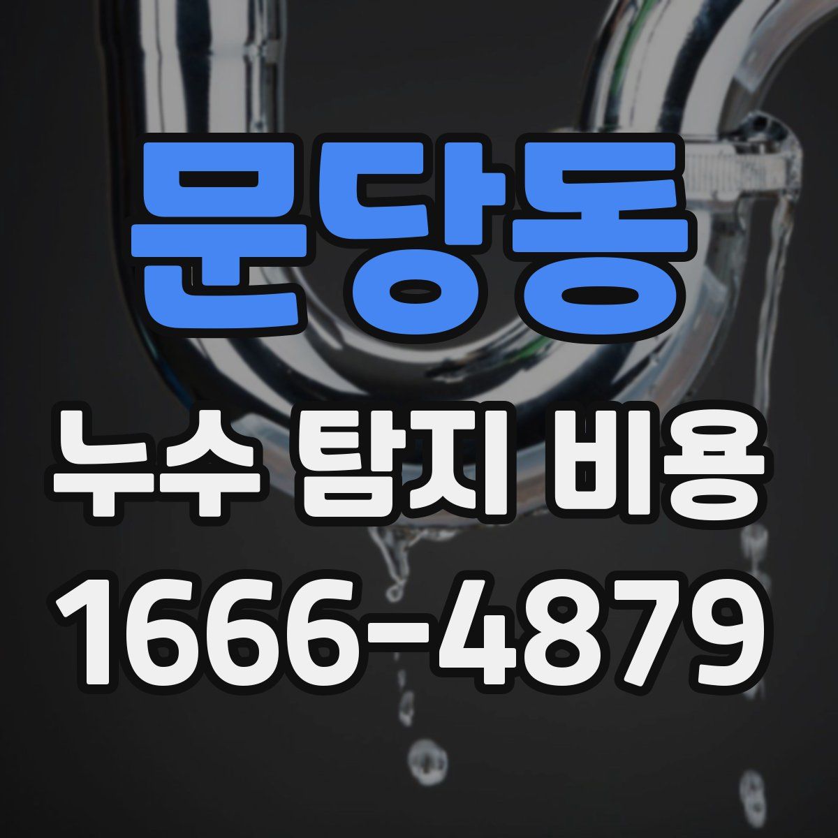 문당동 누수 탐지 비용