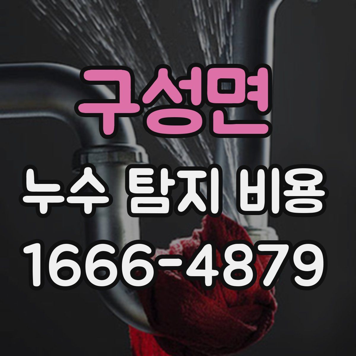 구성면 누수 탐지 비용