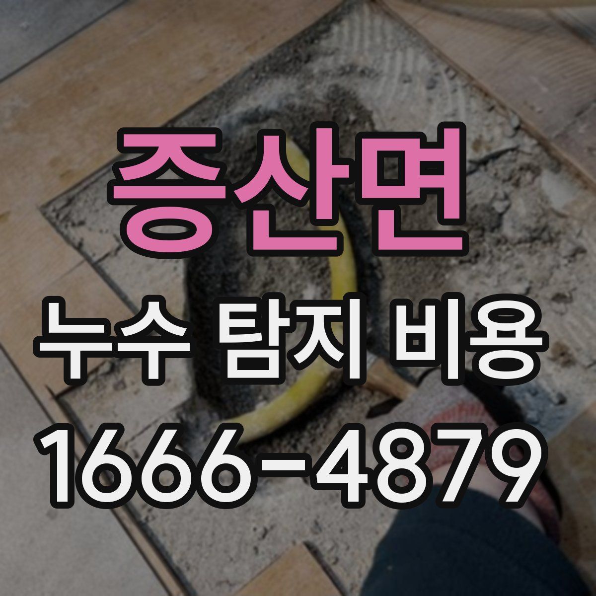 증산면 누수 탐지 비용