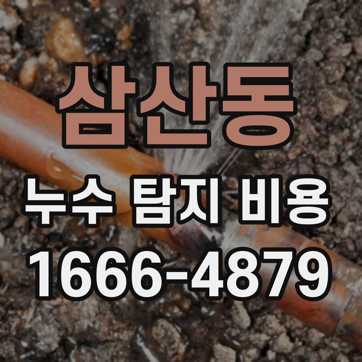 삼산동 누수 탐지 비용