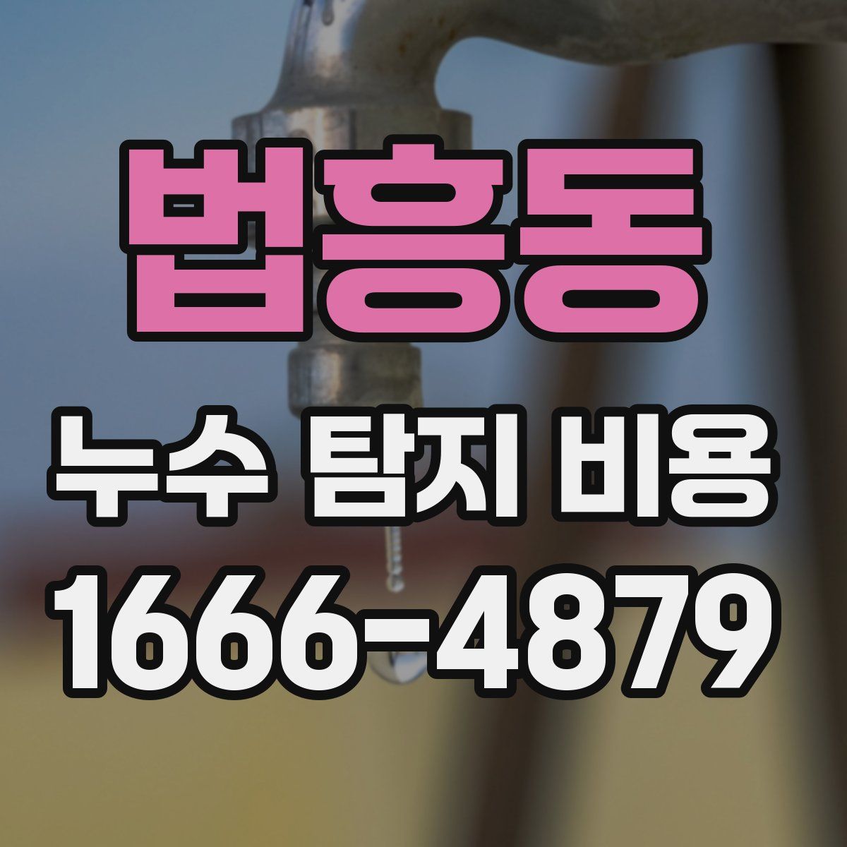 법흥동 누수 탐지 비용