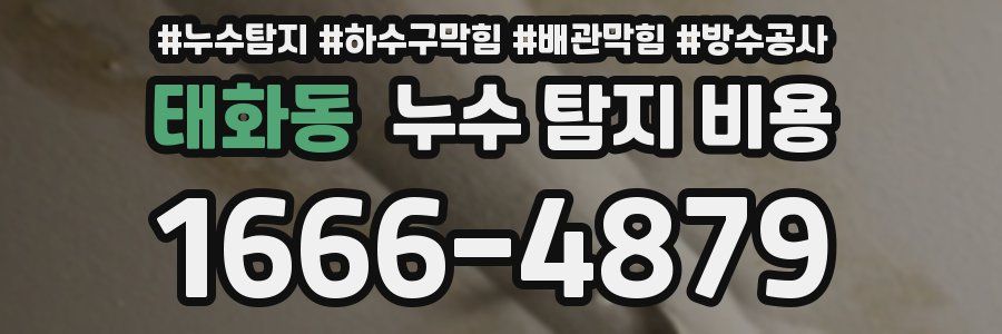 태화동 누수 탐지 비용