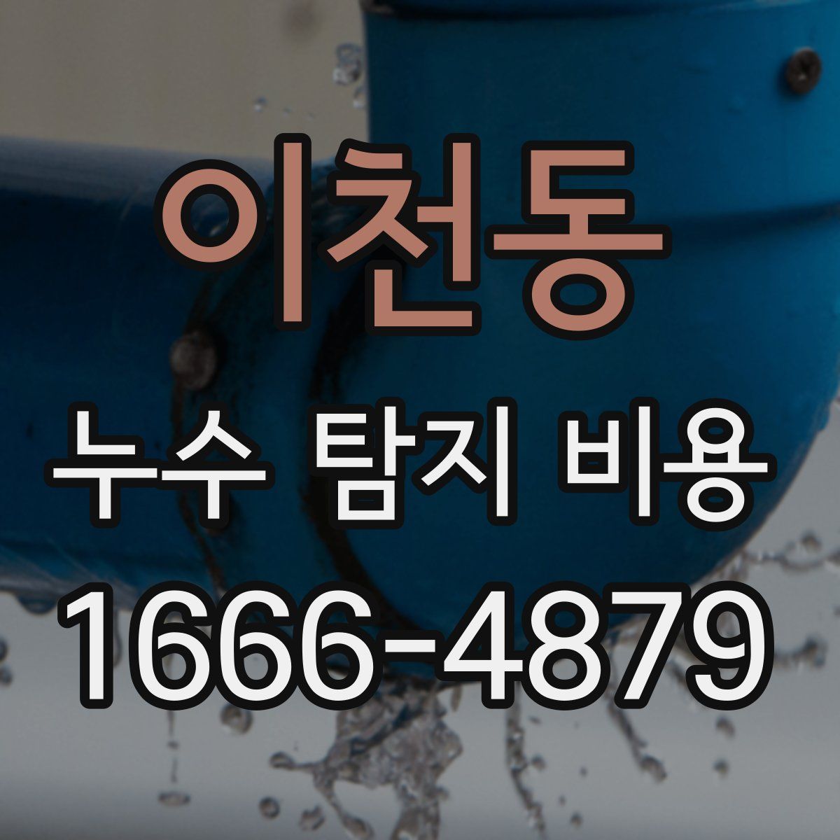 이천동 누수 탐지 비용
