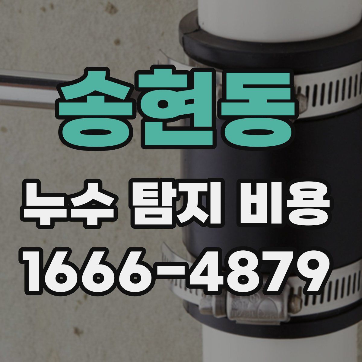 송현동 누수 탐지 비용