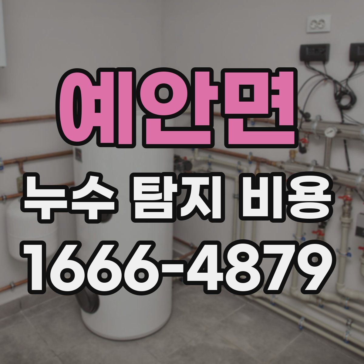 예안면 누수 탐지 비용