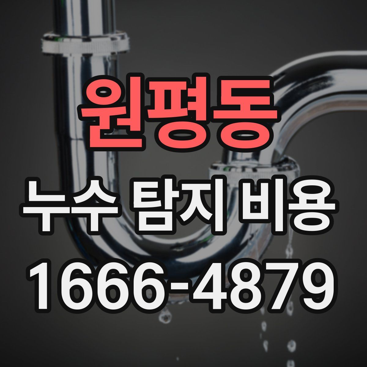 원평동 누수 탐지 비용