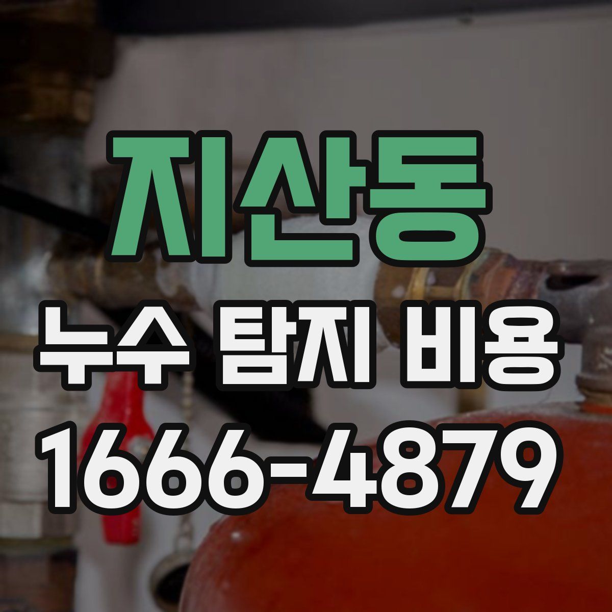 지산동 누수 탐지 비용