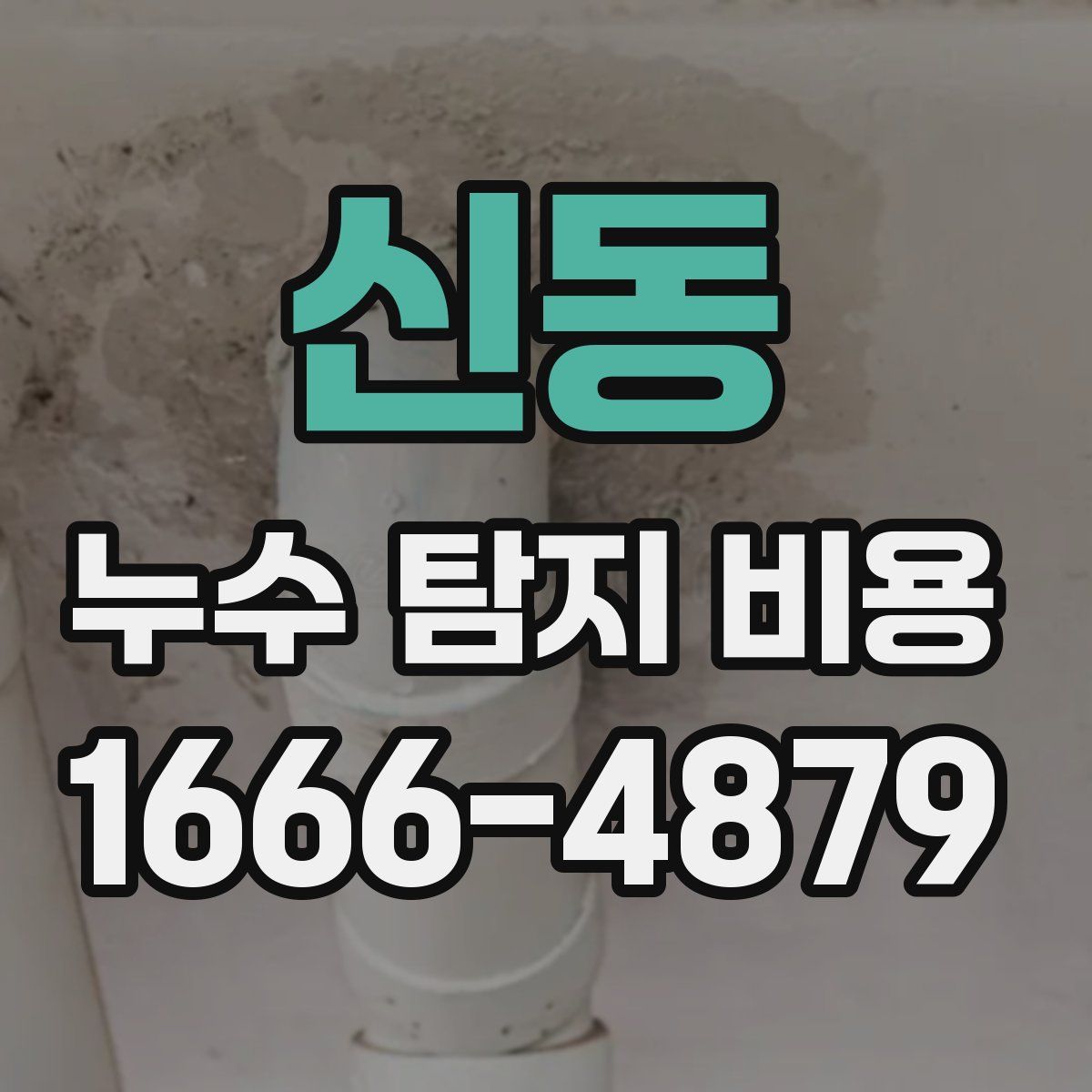 신동 누수 탐지 비용