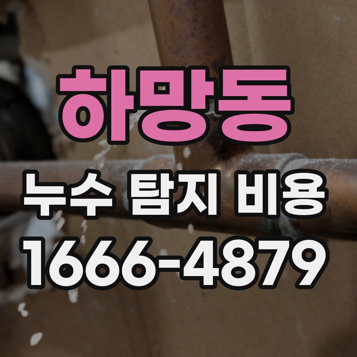 하망동 누수 탐지 비용