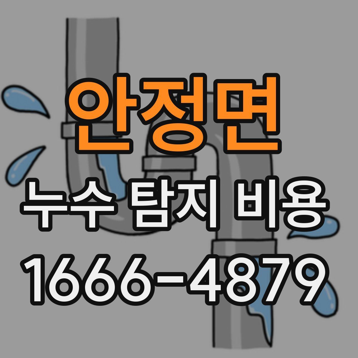 안정면 누수 탐지 비용