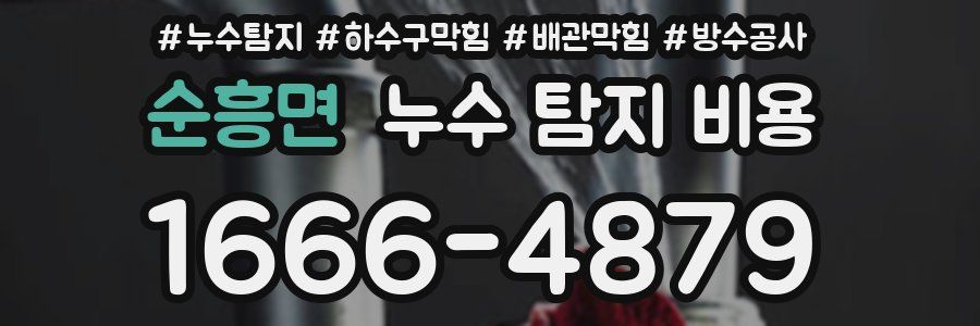 순흥면 누수 탐지 비용