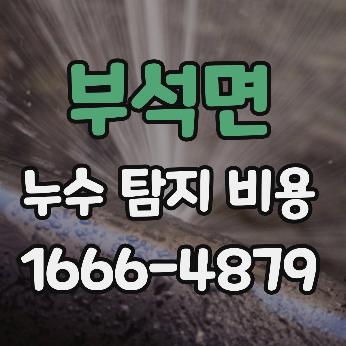 부석면 누수 탐지 비용