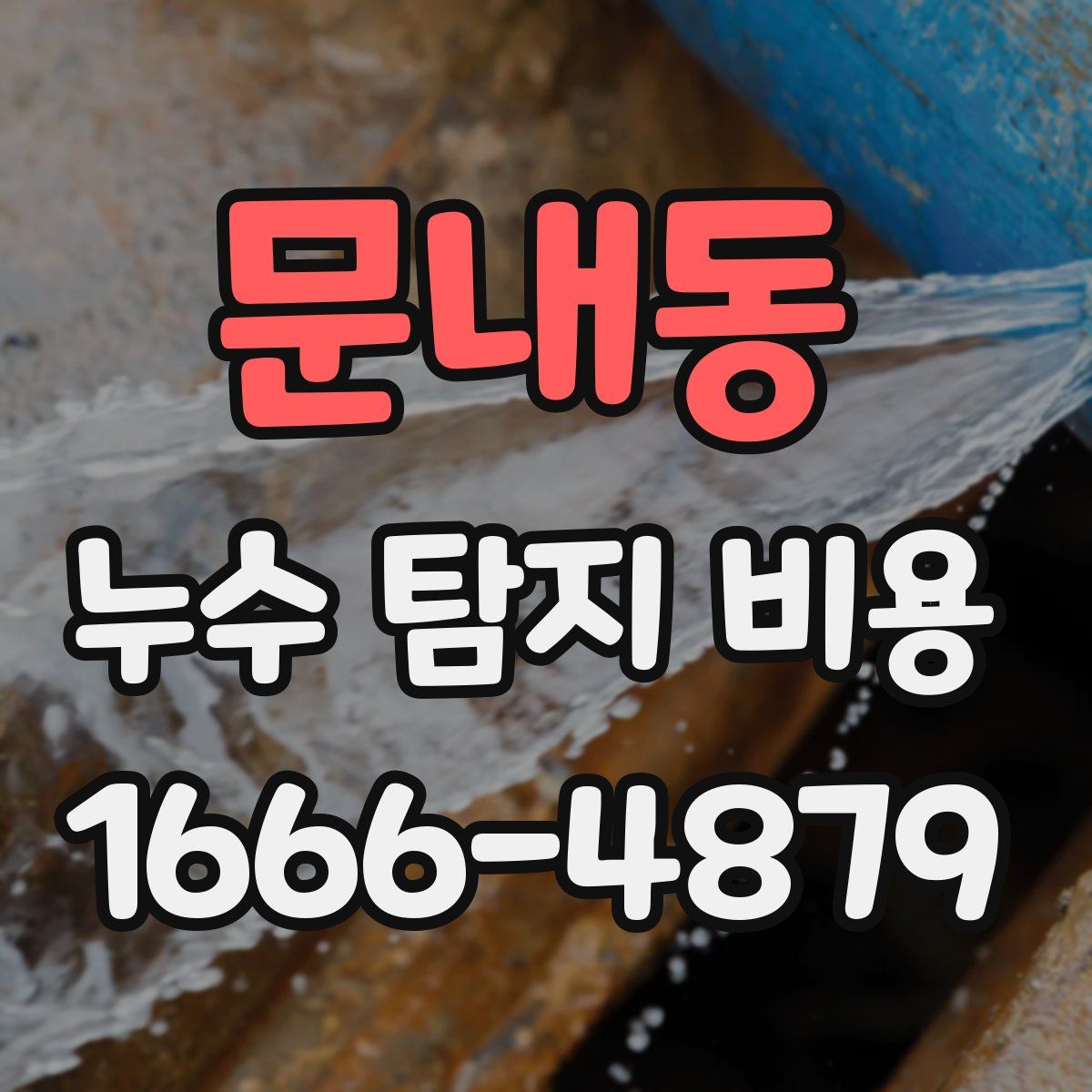 문내동 누수 탐지 비용