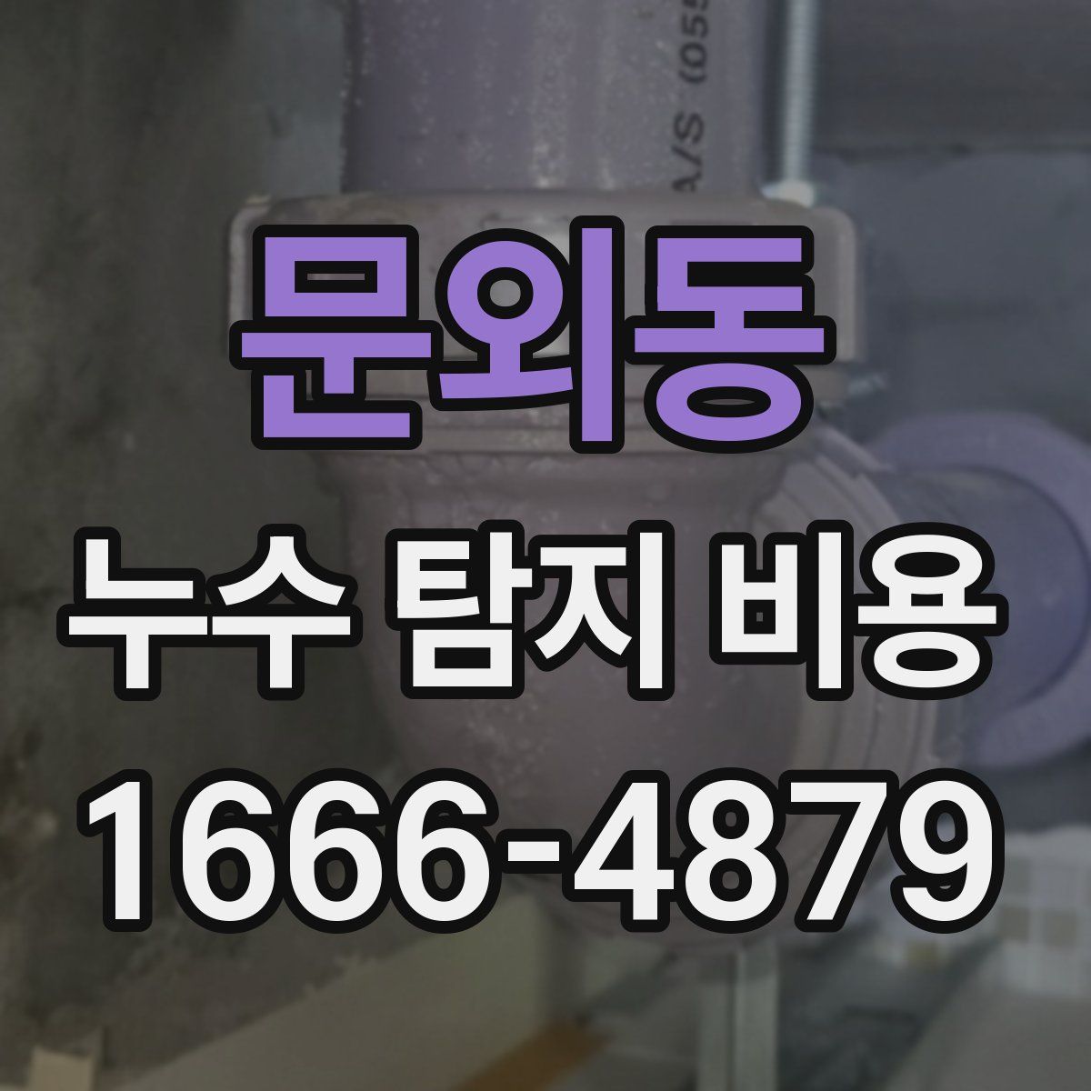 문외동 누수 탐지 비용