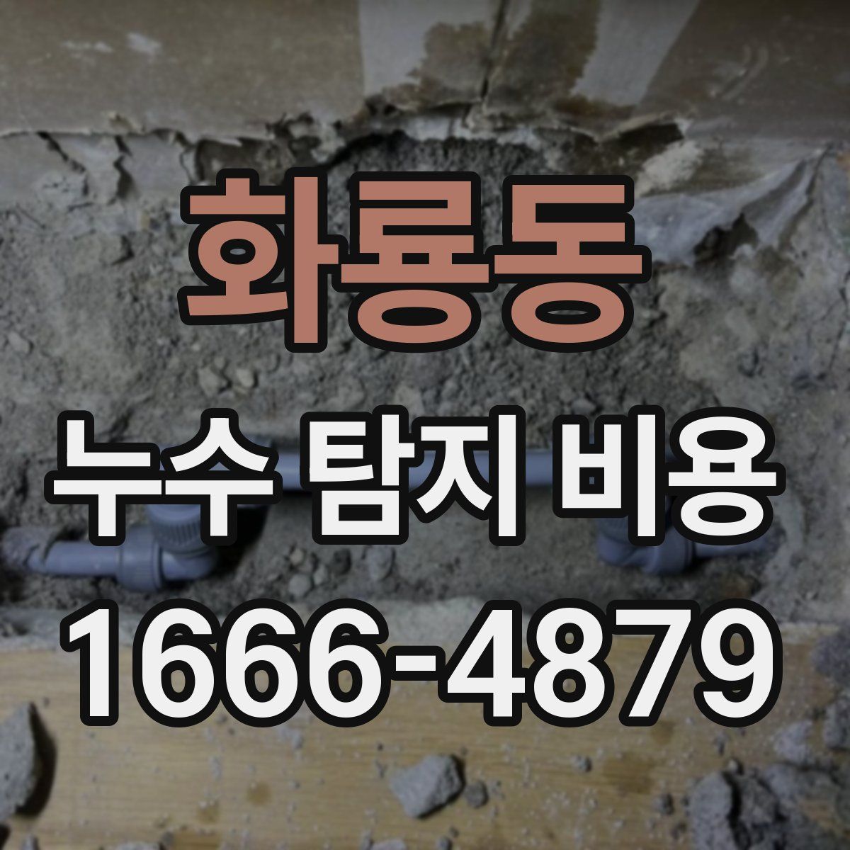 화룡동 누수 탐지 비용