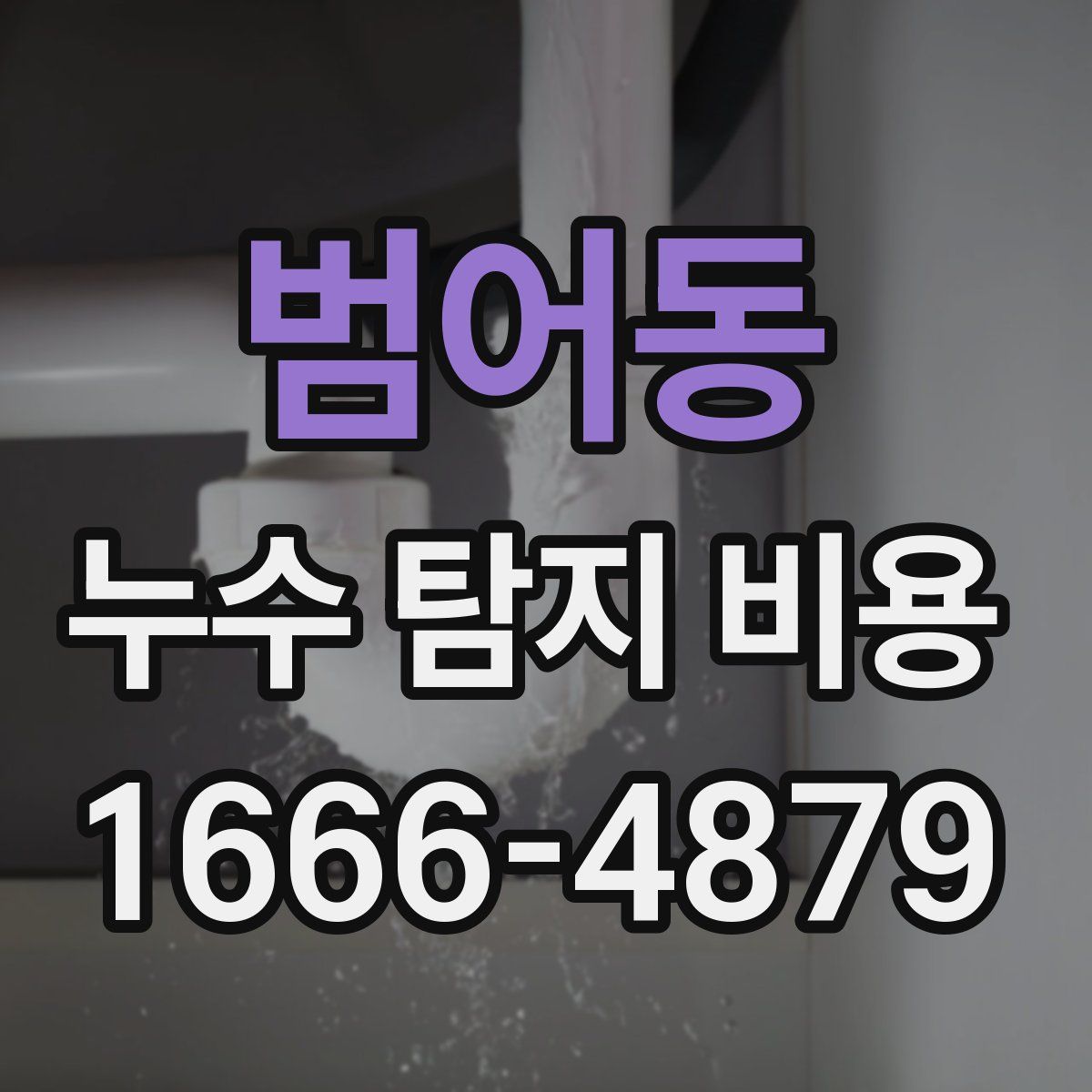 범어동 누수 탐지 비용