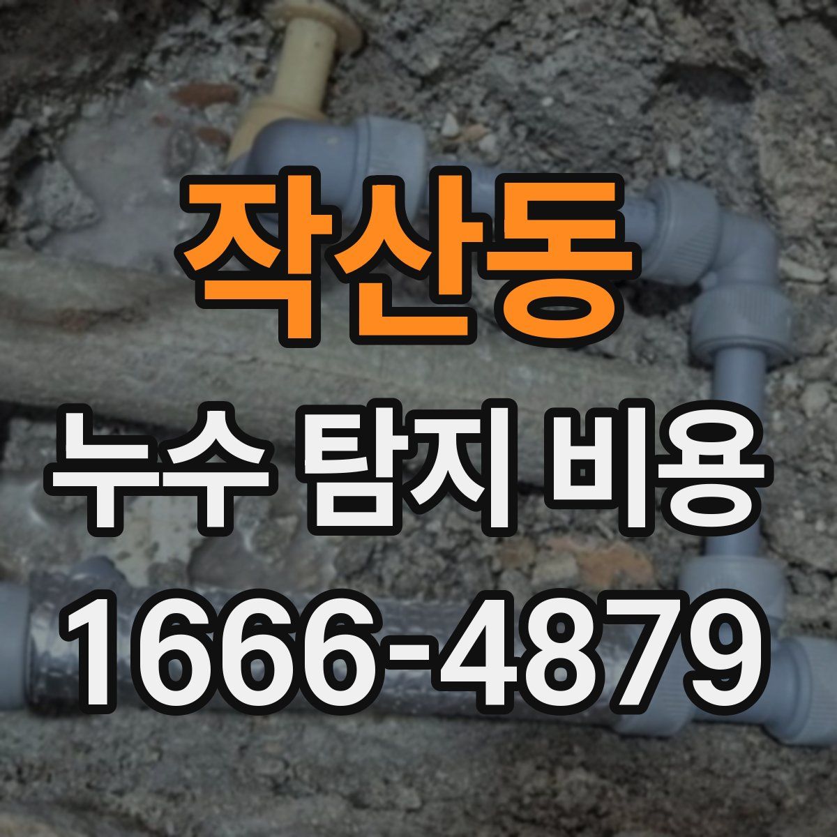 작산동 누수 탐지 비용