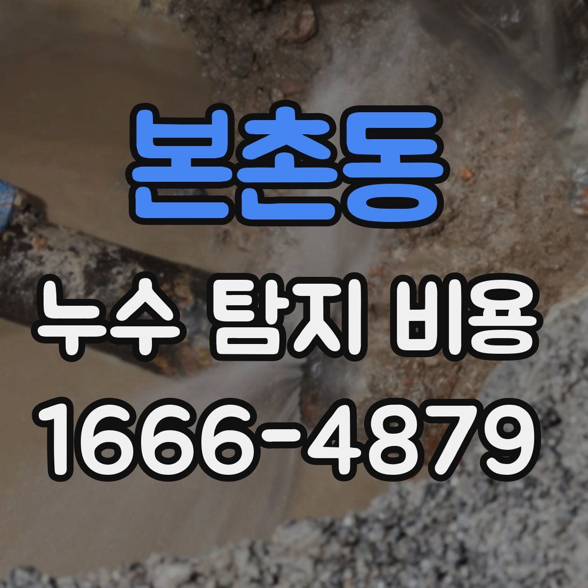 본촌동 누수 탐지 비용
