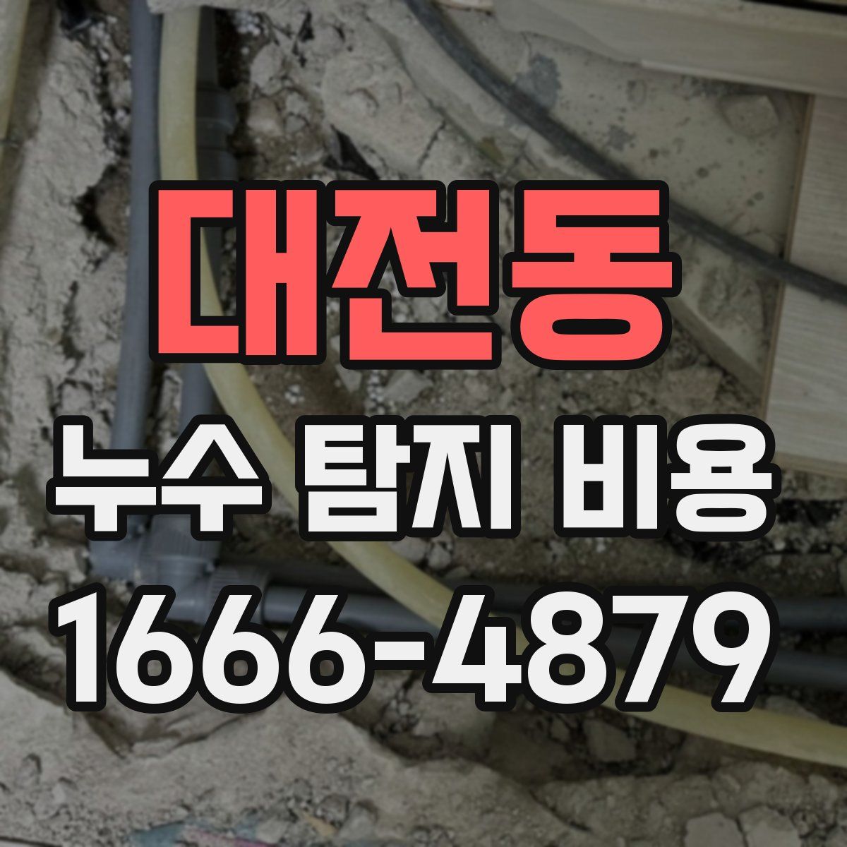 대전동 누수 탐지 비용