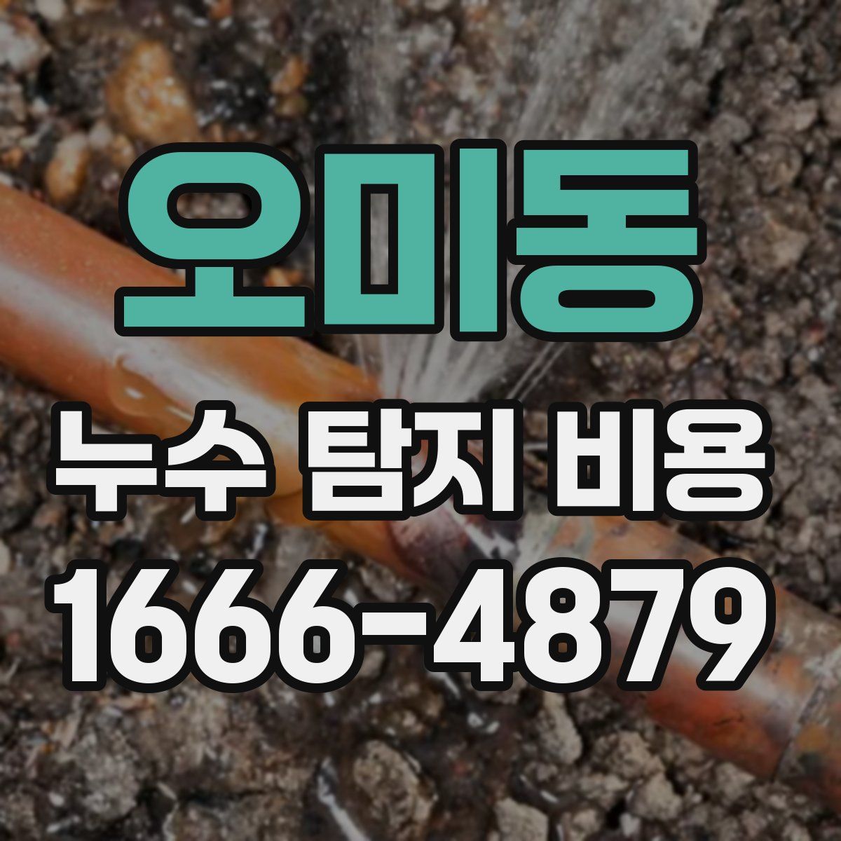 오미동 누수 탐지 비용