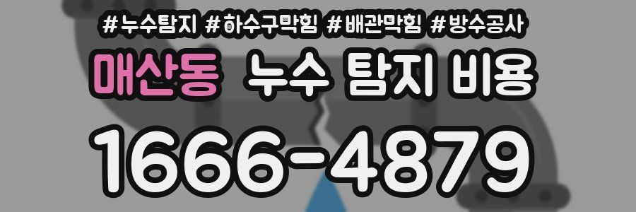 매산동 누수 탐지 비용