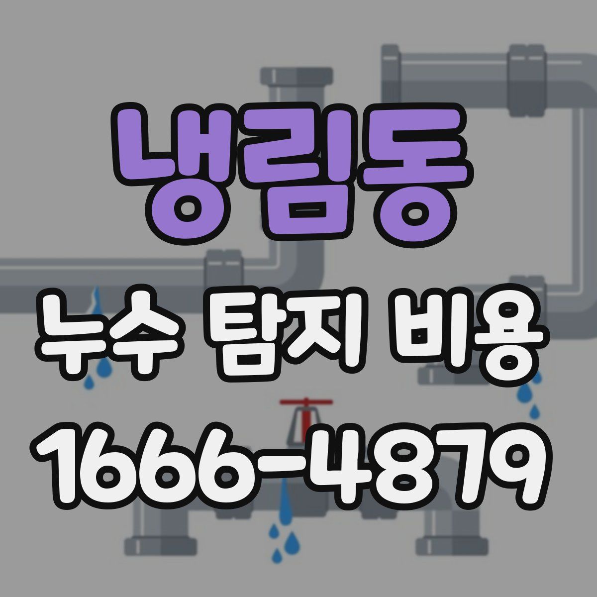 냉림동 누수 탐지 비용