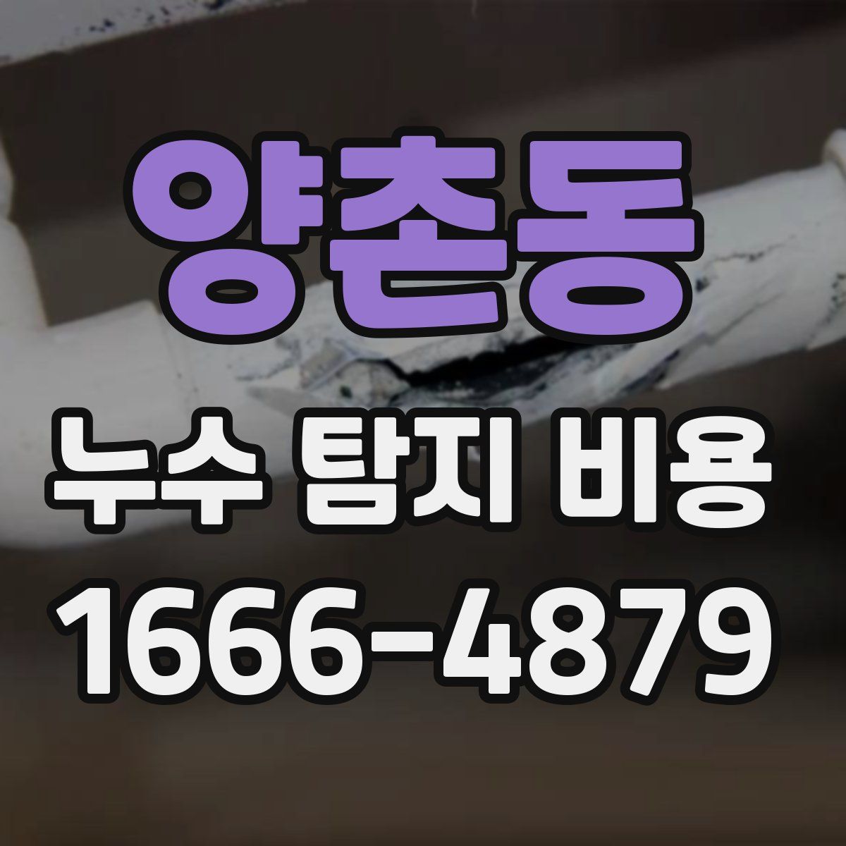 양촌동 누수 탐지 비용
