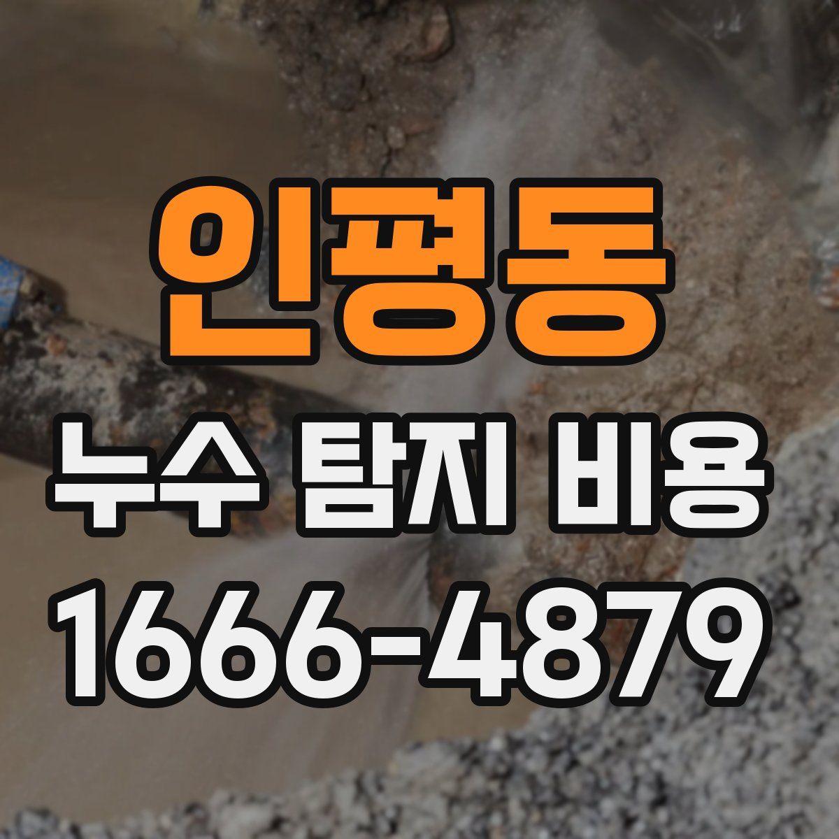 인평동 누수 탐지 비용