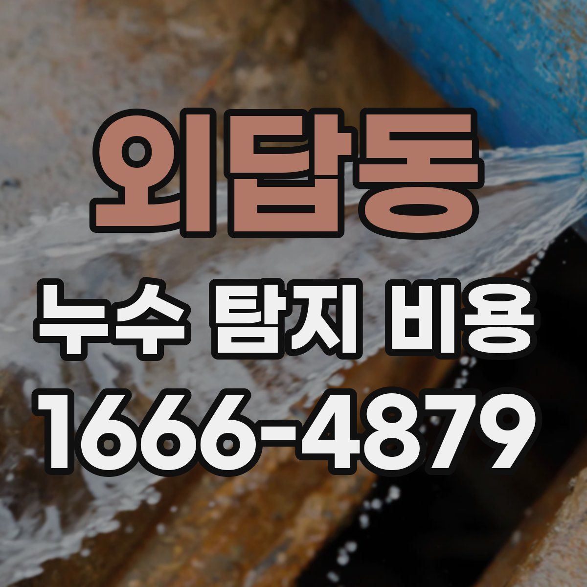 외답동 누수 탐지 비용