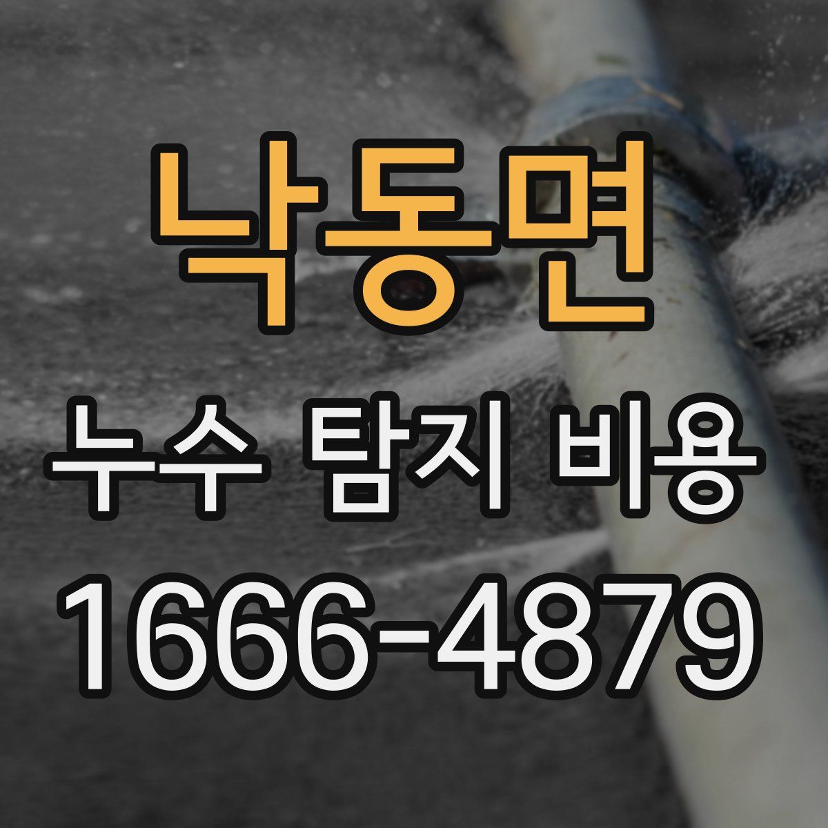 낙동면 누수 탐지 비용