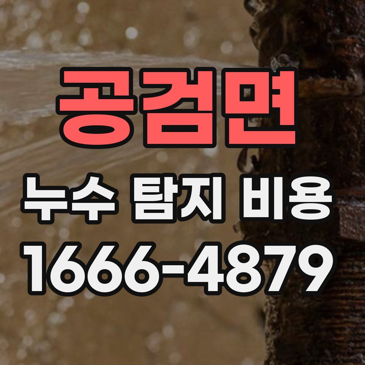 공검면 누수 탐지 비용